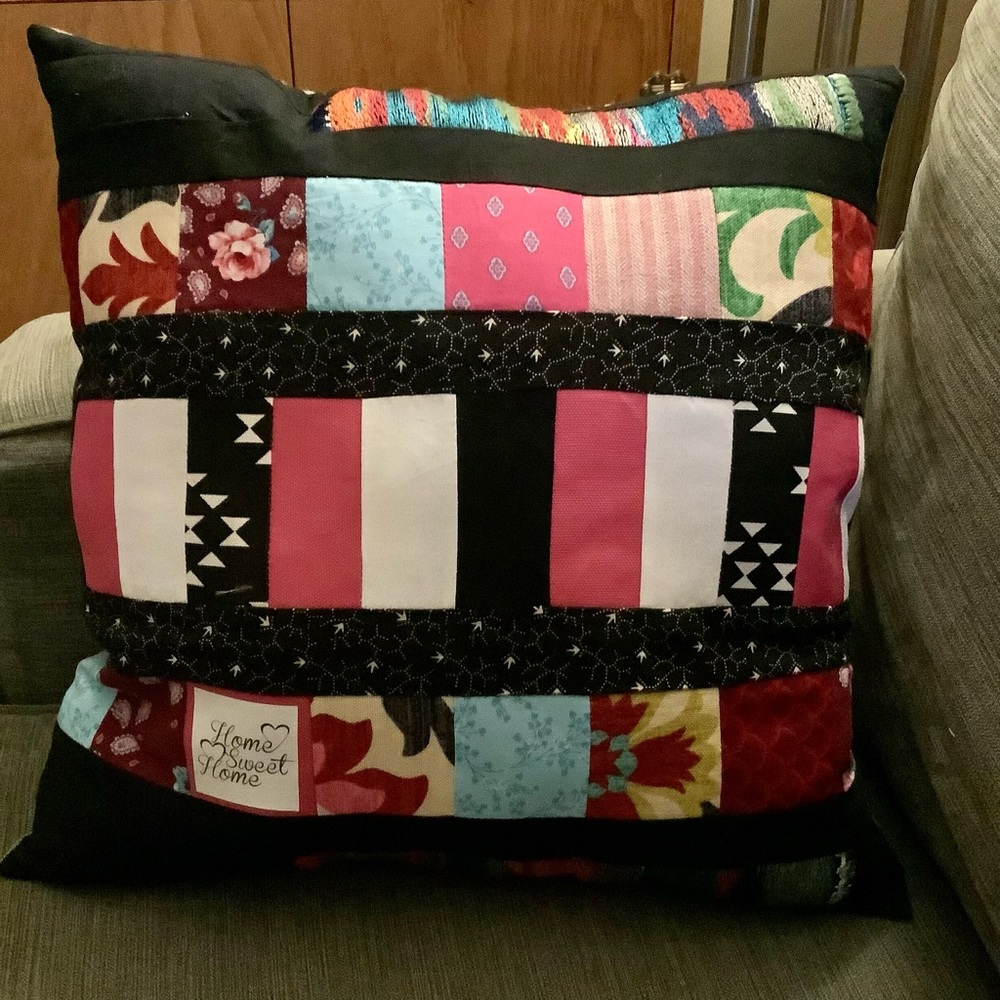 ‘Pillow Talk’ custom decorative pillow